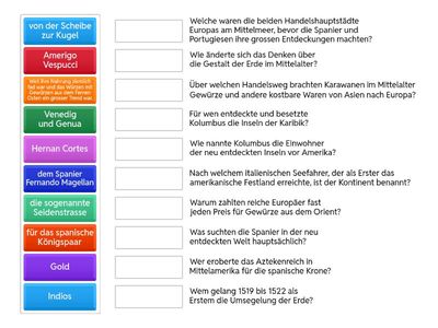 Das Zeitalter der Entdeckungen und Eroberungen
