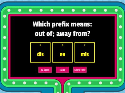 Just Words Bonus Unit 1: Closed Syllable Prefixes