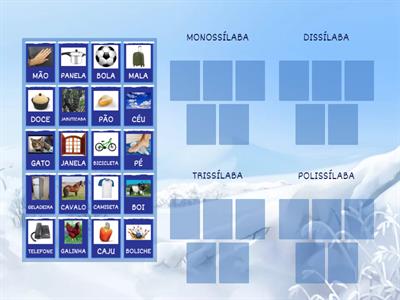 Monossílaba, dissílaba, trissílaba e polissílaba - Tia Kelly Anne