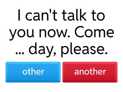  other/another/others