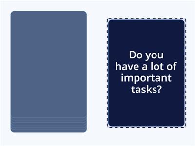 Time management questions A2