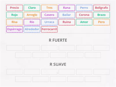 R FUERTE/R SUAVE