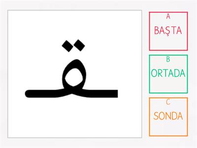 5.Sınıf 3- Harflerin başta ortada sonda yazılışları