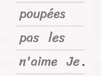 Les goûts 6º primaria (Francés)