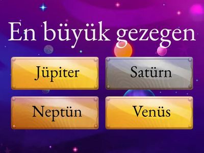 6. sınıf gezegenler 