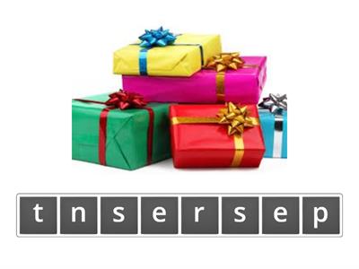 New Year unscramble