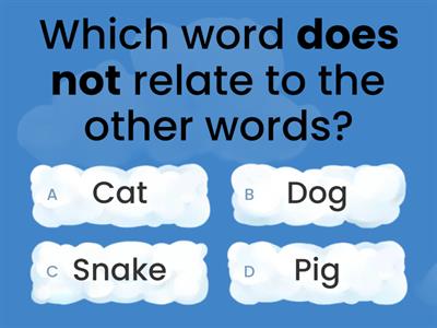 Verbal Reasoning: Odd One Out