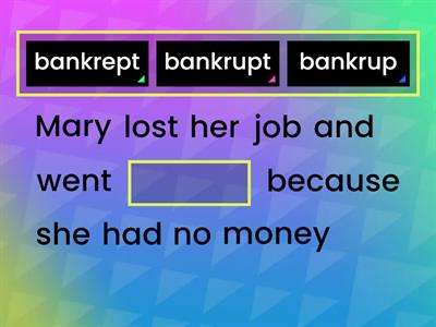 Eiken  Vocabulary Pre-1 Lesson 50