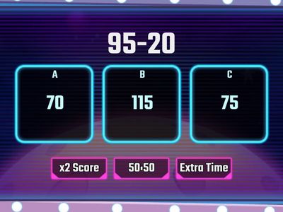 2 digit subtraction, no regrouping