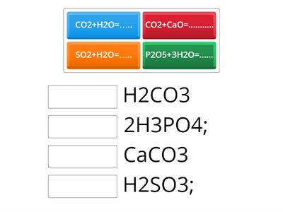 химия 8 сынып оксид