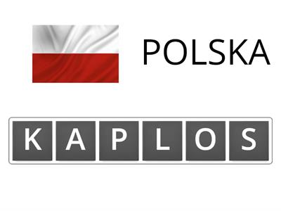  SĄSIEDZI POLSKI ANAGRAM