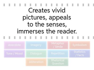Matching Language Features With Their Effects (Unfamiliar Text Prep)
