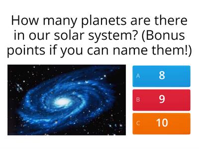 Space quiz