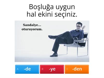 Türkçe A1 -DA, -A, -DAn 