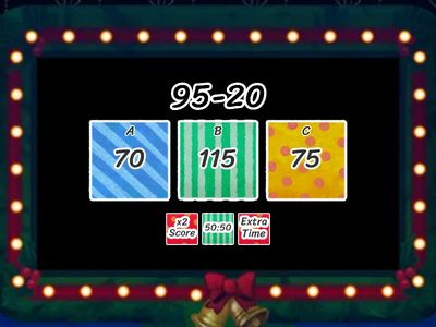 2 digit subtraction, no regrouping