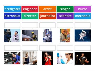 T5B 4.1 Jobs vocabulary Match Up