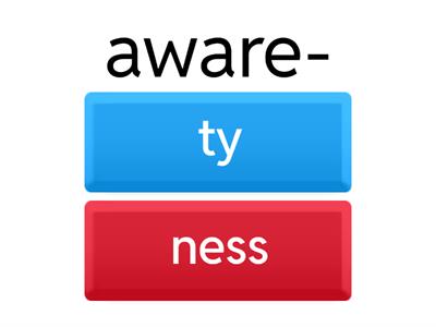 2. NOUNS -NESS/ - TY