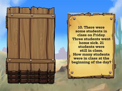 Addition and Subtraction Word Problems