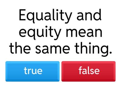 Social Inequality in Education – True or False Quiz