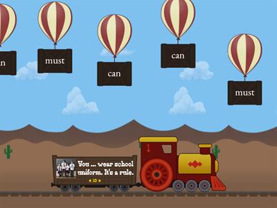 Modal Verbs can must