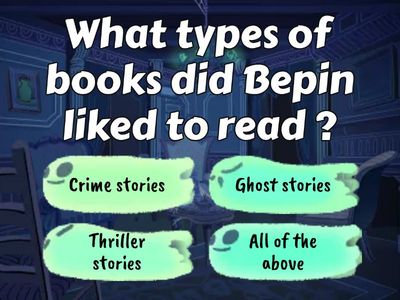 Class 8th Ch- Bepin Choudhury's Lapse of Memory QUIZ