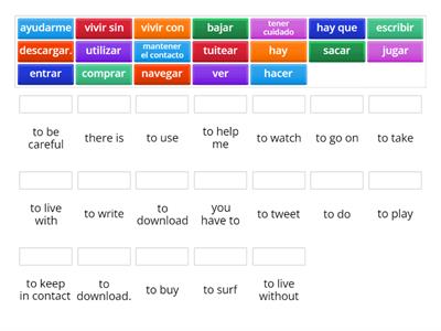 N5 Spanish Technology Verbs