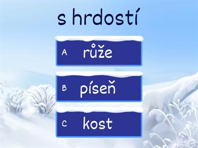 Ženský rod - vzory