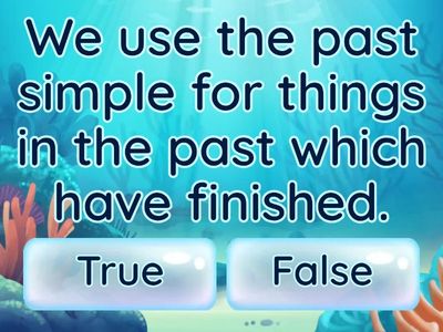 Past simple: true or false