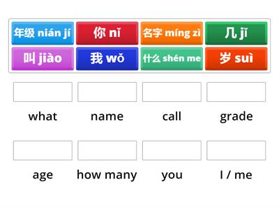名字name 年龄age 年级grade