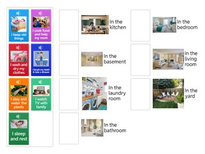 What do you do in the [room]?