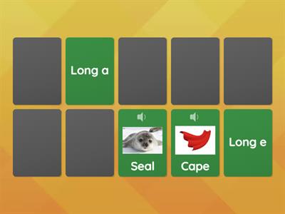 Long Vowels - Grade 1 