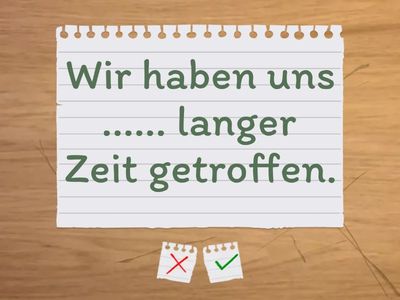 A2.1.  vor oder seit