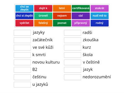 B2 str 13-14 - kolokace jazyky