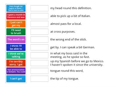 match the halves adv phr verbs stb p 16