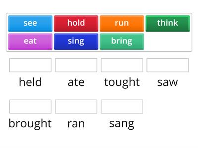 Verb 1 to verb 2