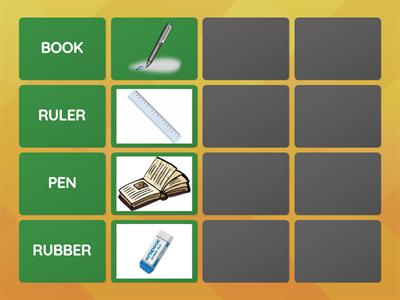 MEMORY SCHOOL OBJECTS