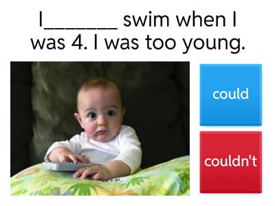 could/couldn't