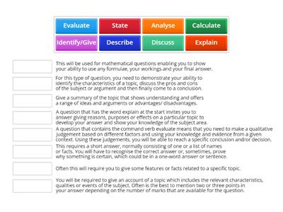  COMMAND VERBS T LEVEL