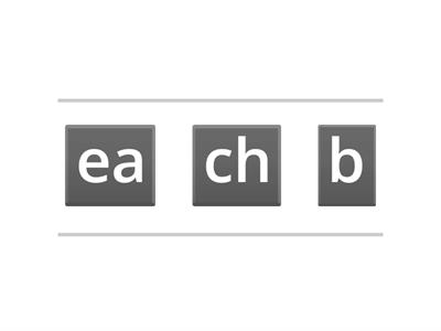/ee/ sound spelt as in eat, eel