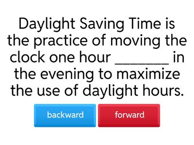 Daylight Saving Time - REVIEW