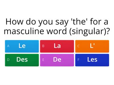 Definite and Indefinite Articles