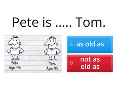 as...as / not as...as 