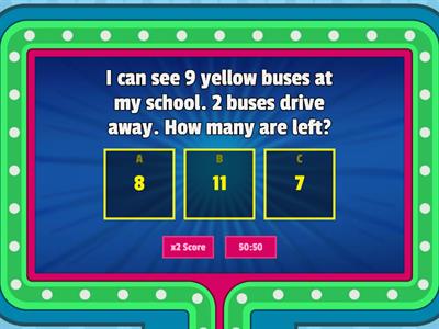  Subtraction Word Problems