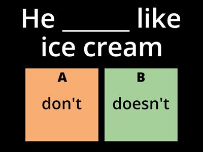  Present Simple positive / negative