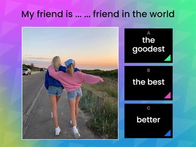 Degrees of Comparison of Adjectives test