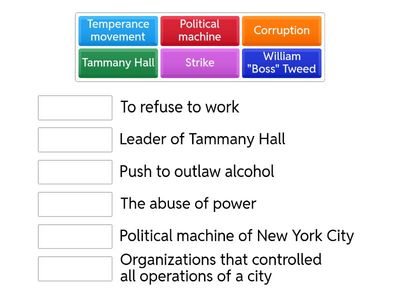 Progressive Era Vocabulary Review