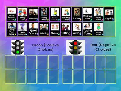 Red Vs. Green Behavior Sort