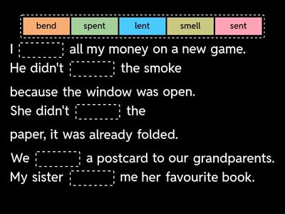 Irregular verbs 5-1 Ownit3