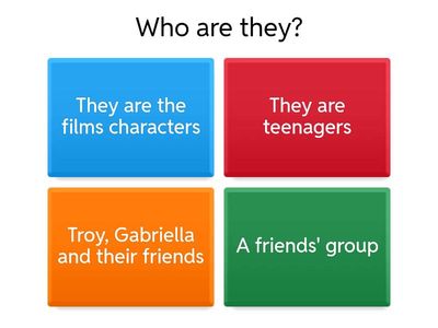 High School Musical 3: Senior Year Poster Quiz multiple choices