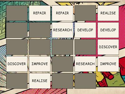 VOCABULARY UNIT 7 ENGLISH- PAIRS